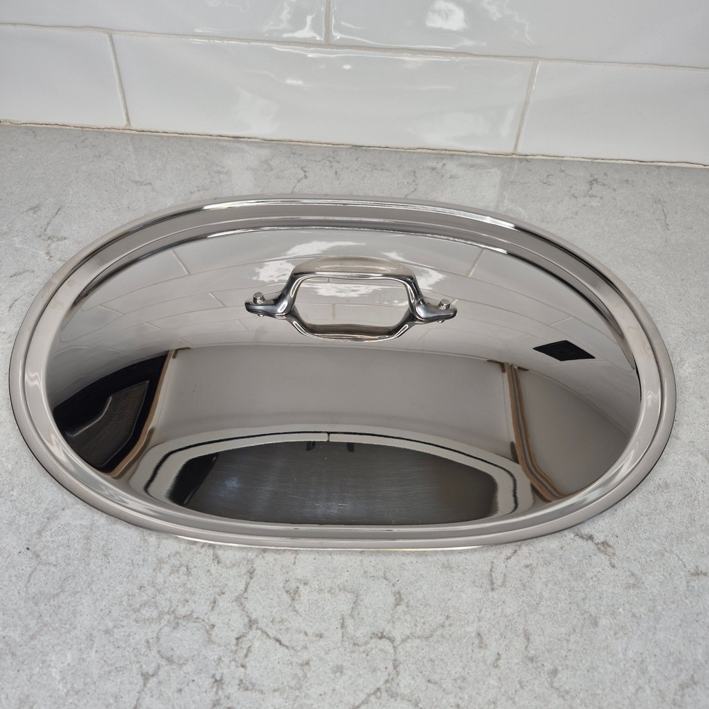 All-Clad SC01 Slow Cooker Replacement Lid Stainless Steel Silver